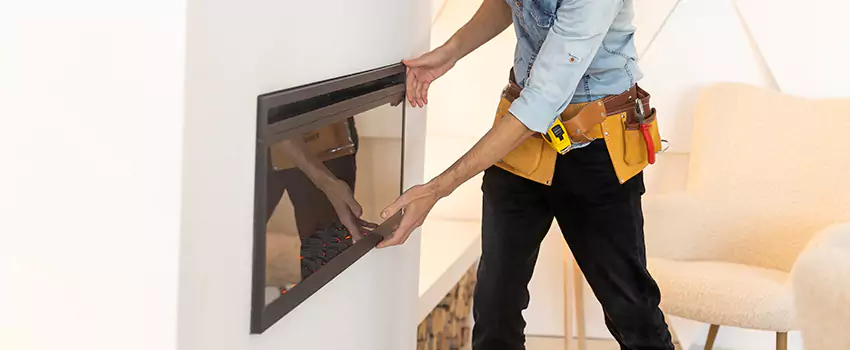 Metal Fireplace Installation in Whitney, Texas