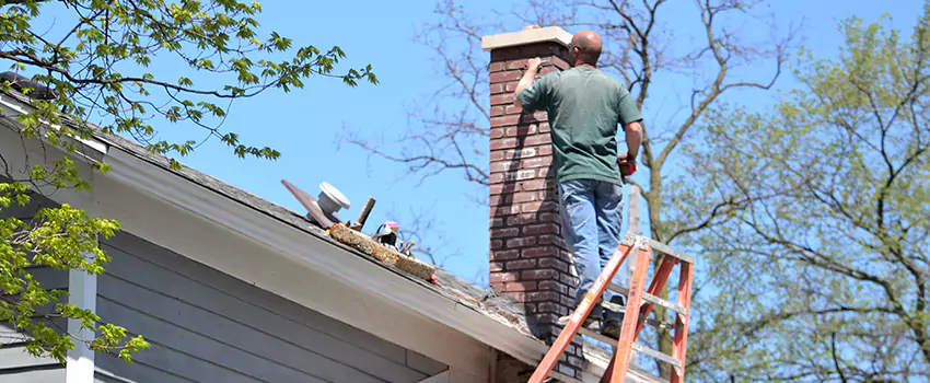 Vinyl and PVC Chimney Flashing Installation in Whitney, TX