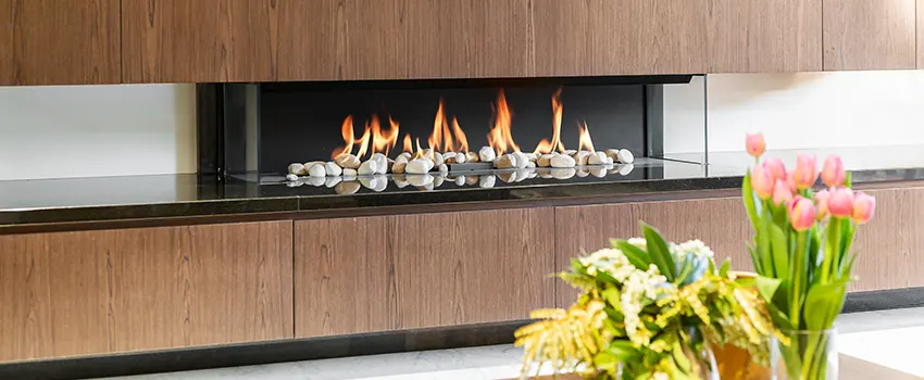 Double-height Fireplace Design Refurbishment in Whitney, Texas
